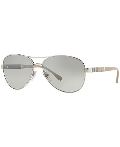 burberry sunglasses macy's|Burberry white reflective sunglasses.